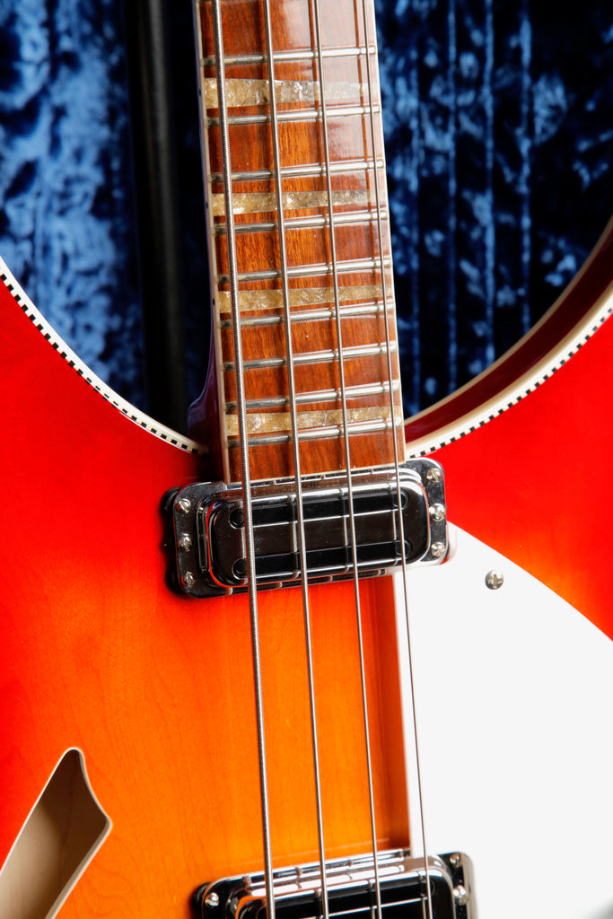 Rickenbacker 4005XC Fireglo Semi-Hollow Electric Bass Guitar Pre-Owned