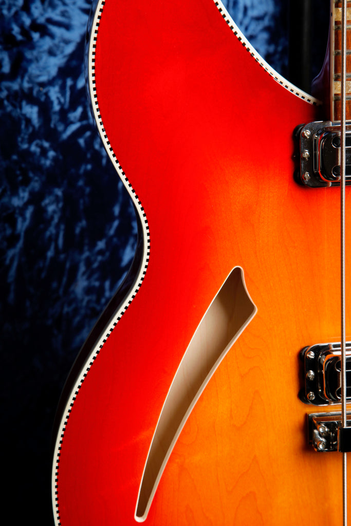 Rickenbacker 4005XC Fireglo Semi-Hollow Electric Bass Guitar Pre-Owned