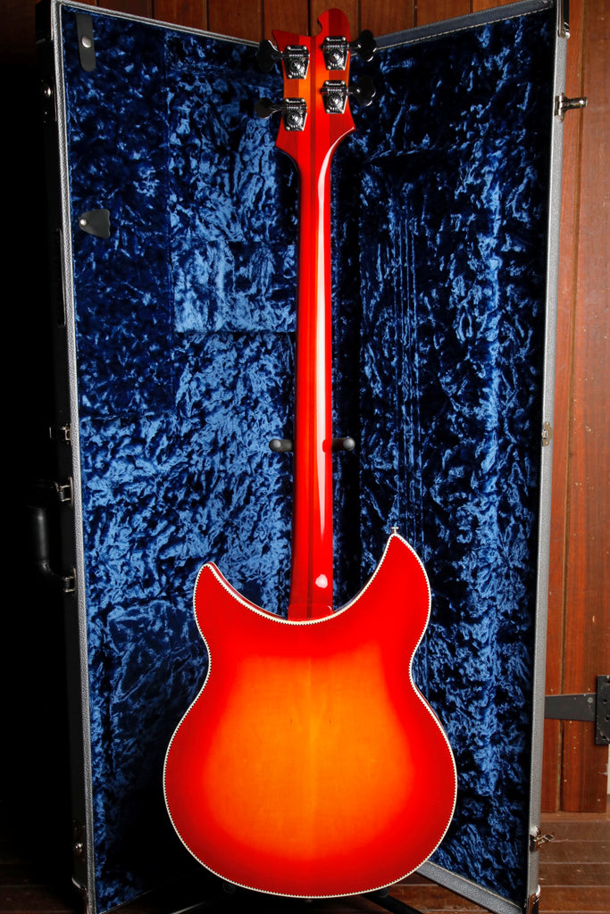 Rickenbacker 4005XC Fireglo Semi-Hollow Electric Bass Guitar Pre-Owned