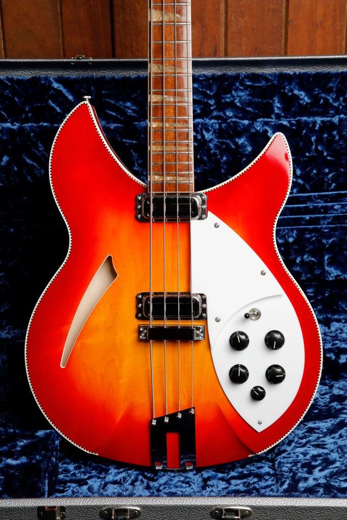 Rickenbacker 4005XC Fireglo Semi-Hollow Electric Bass Guitar Pre-Owned