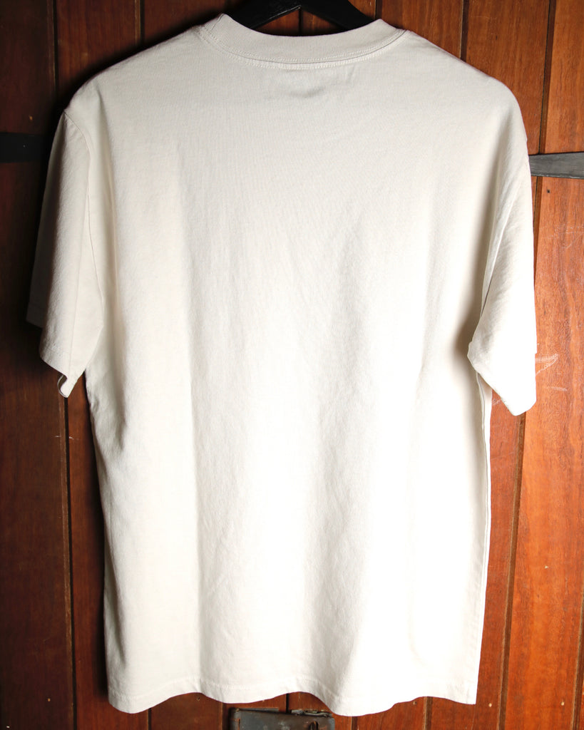 The Rock Inn "Wizard of Rock" T-Shirt - Faded Bone/Teal