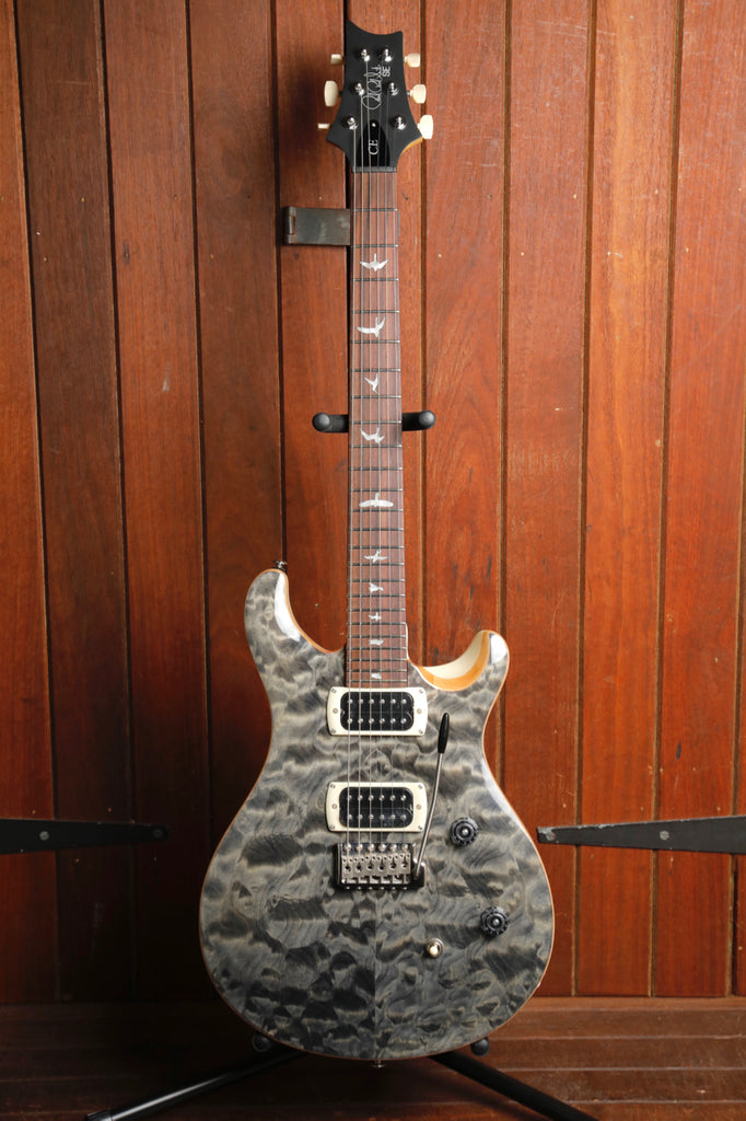 PRS Paul Reed Smith SE CE24 Quilt Charcoal Top Swamp Ash Back