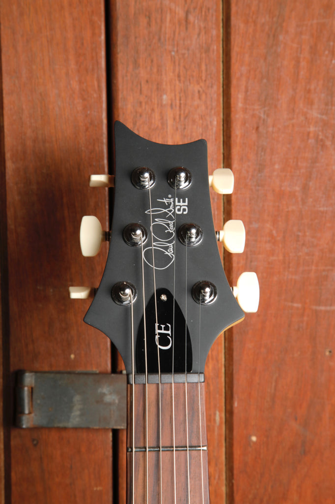 PRS Paul Reed Smith SE CE24 Quilt Charcoal Top Swamp Ash Back