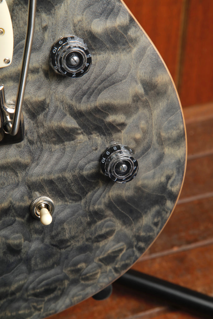 PRS Paul Reed Smith SE CE24 Quilt Charcoal Top Swamp Ash Back