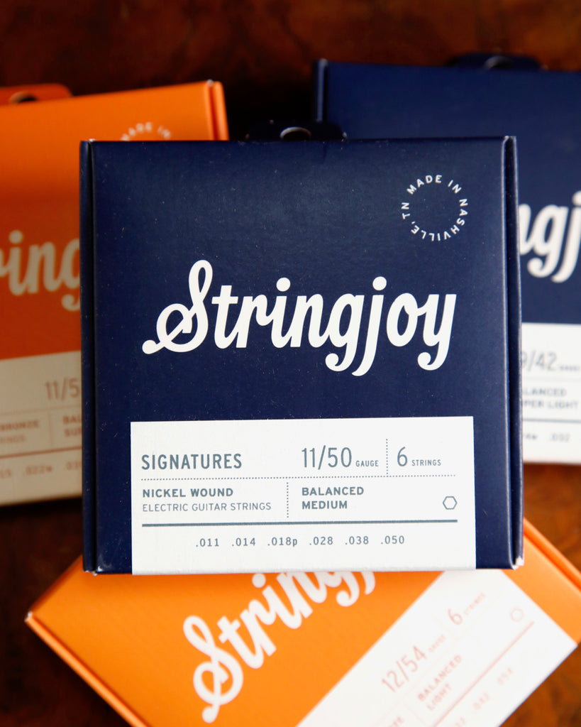 Stringjoy Signatures Balanced Medium Gauge (11-50) Nickel Wound Electric Guitar Strings