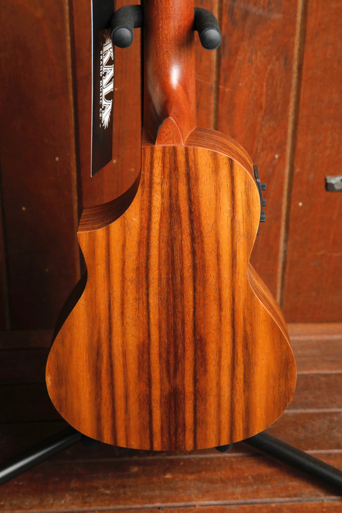 Kala KA-TK-C-CE Teak Concert Cutaway Ukulele w/Pickup