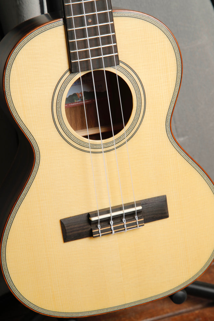 Kala KA-SSEBY-T Solid Spruce/Ebony Tenor Ukulele