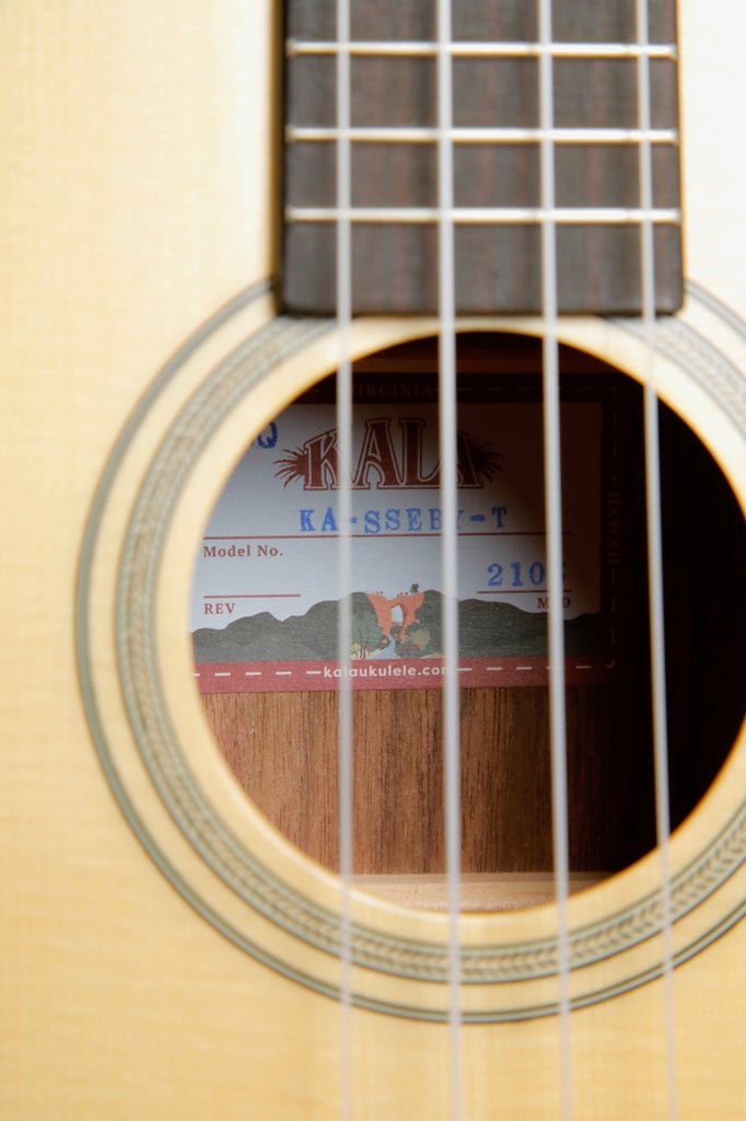 Kala KA-SSEBY-T Solid Spruce/Ebony Tenor Ukulele