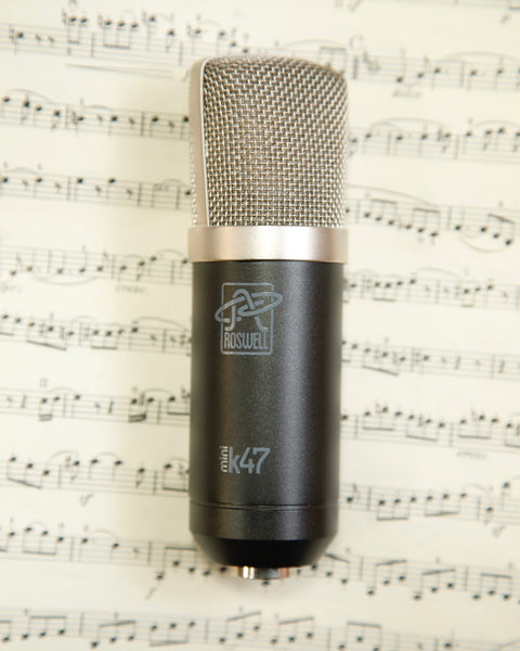 Roswell Pro Audio Mini K47 Condenser Microphone & Case Pre-Owned