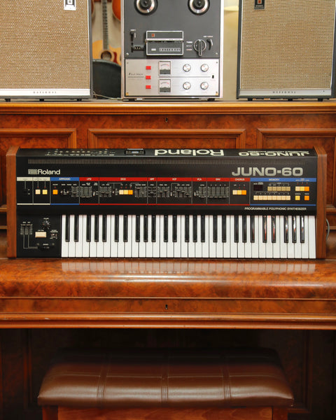 Roland Juno-60 61-Key Programmable Polyphonic Analogue Synthesizer 1983 Pre-Owned