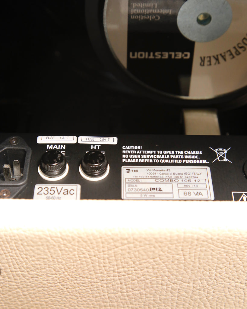 The Valve Amplifer 105 1x12" 5-Watt Valve Amplifier Made In Italy Pre-Owned
