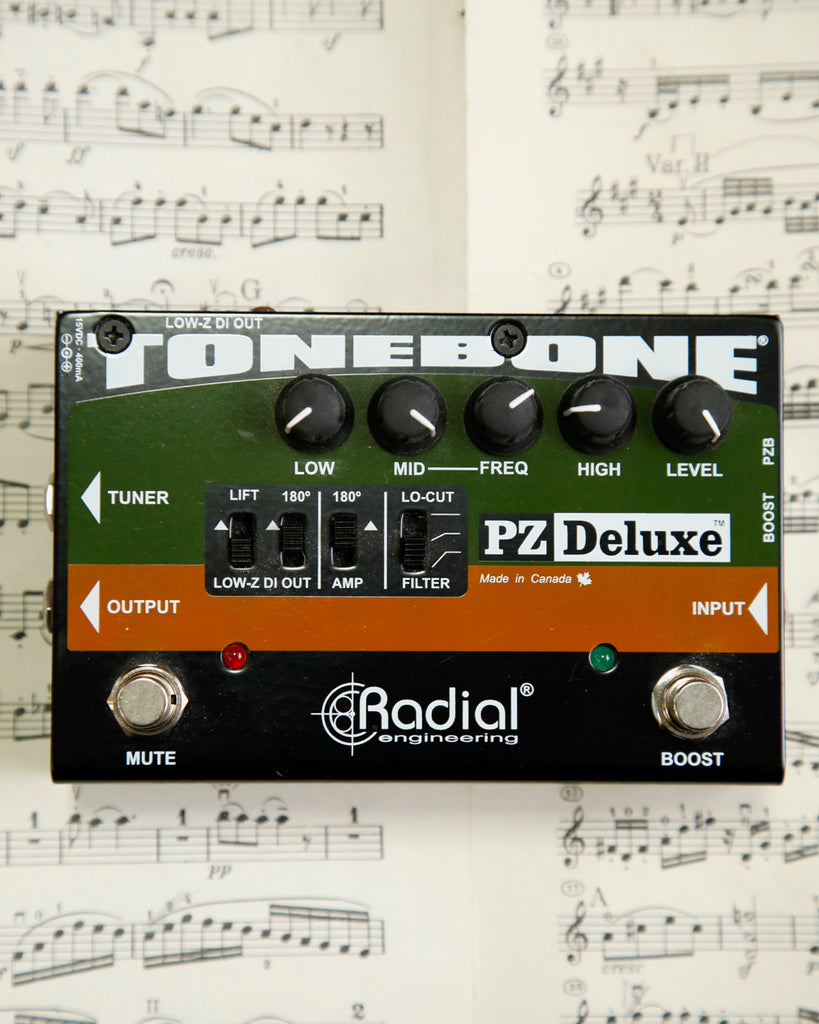 Radial Engineering PZ-Deluxe Acoustic Preamp Pedal Pre-Owned