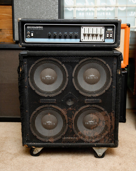 Acoustic Control Corp Model 450 Bass Amplifier Head & 410HC Speaker Cabinet Pre-Owned