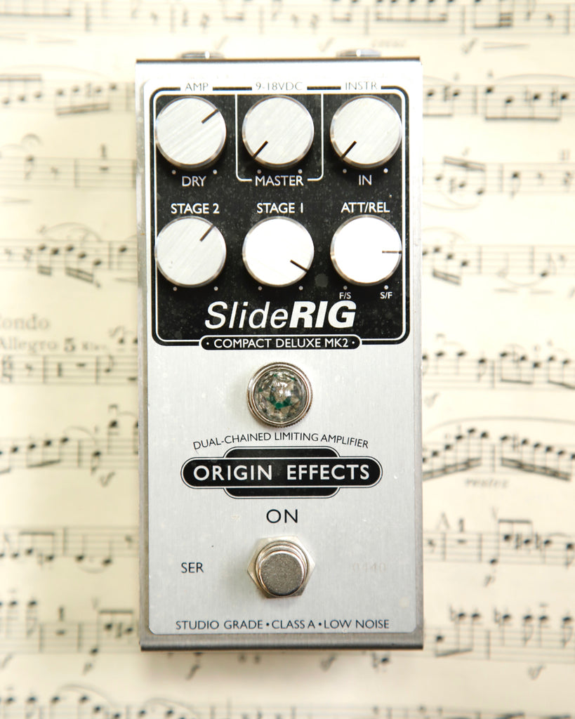 Origin Effects SlideRIG Compact Deluxe Mk2 Compressor Pedal Pre-Owned