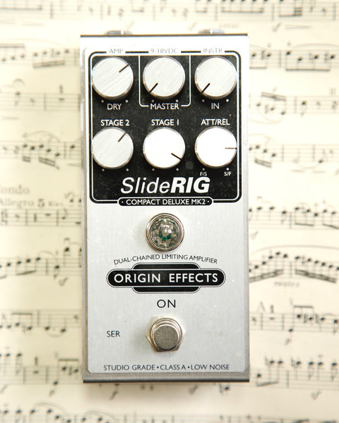 Origin Effects SlideRIG Compact Deluxe Mk2 Compressor Pedal Pre-Owned