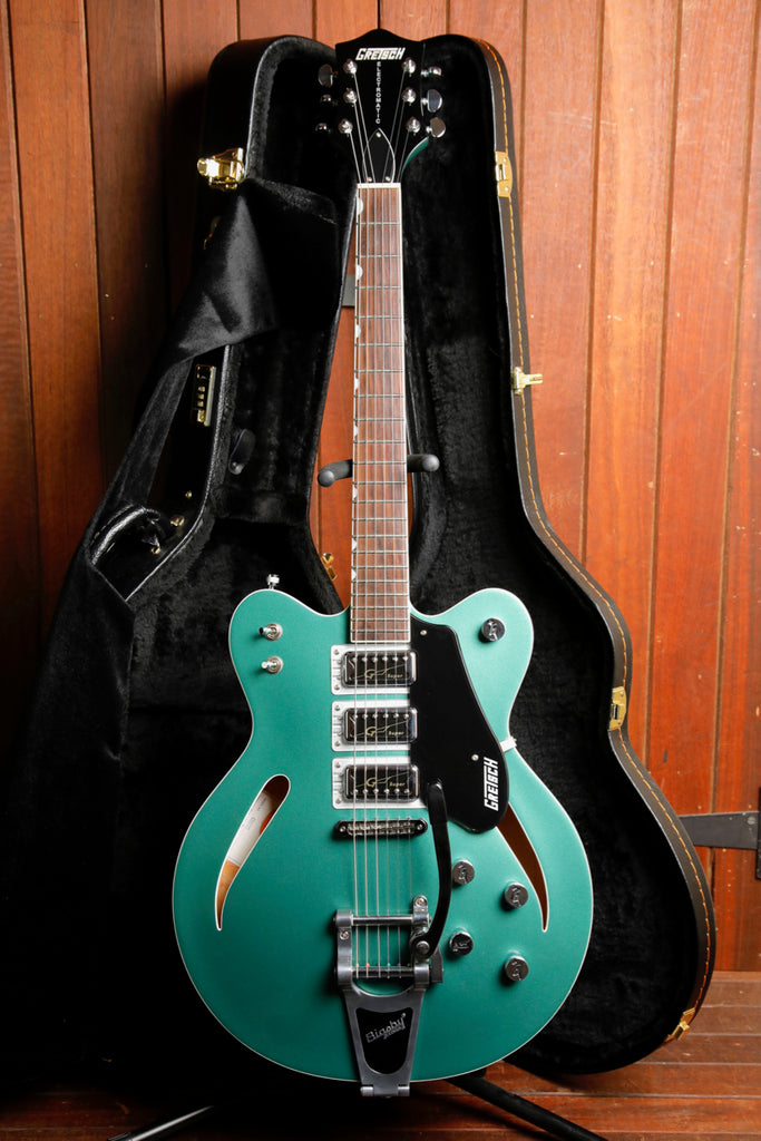 Gretsch G5622T Electromatic Centre Block DC w/Bigsby Georgia Green 2015 MIK w/Case Pre-Owned