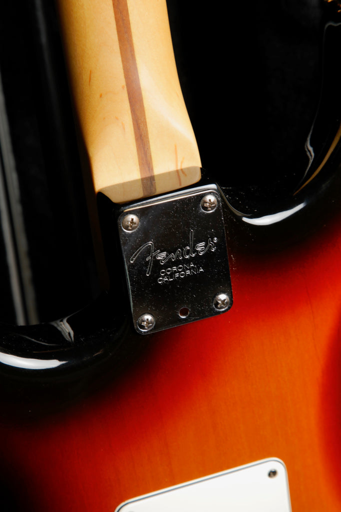 Fender American Standard Stratocaster Sunburst Electric Guitar 2008 Pre-Owned