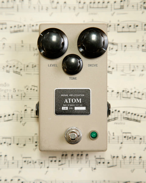 Browne Amplification The ATOM Nashville Overdrive Pedal Pre-Owned