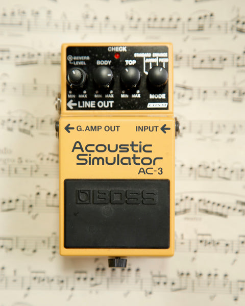 Boss AC-3 Acoustic Simulator Pedal Pre-Owned