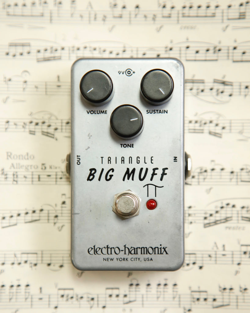 Electro-Harmonix Triangle Big Muff Pi Fuzz Pedal Pre-Owned