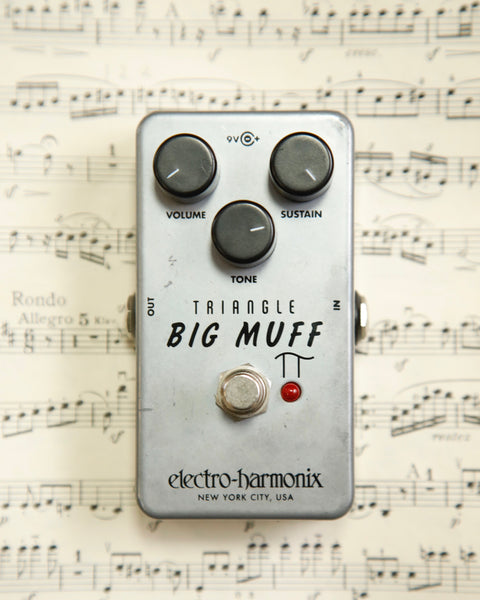 Electro-Harmonix Triangle Big Muff Pi Fuzz Pedal Pre-Owned