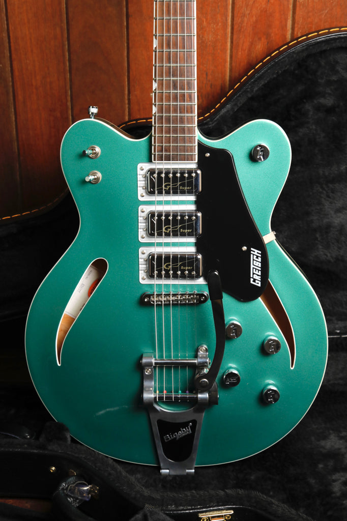 Gretsch G5622T Electromatic Centre Block DC w/Bigsby Georgia Green 2015 MIK w/Case Pre-Owned