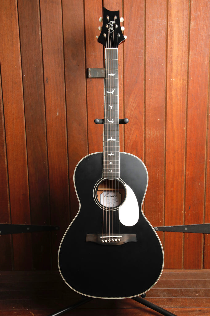 PRS SE P20E Parlor Satin Black Acoustic-Electric Guitar Pre-Owned