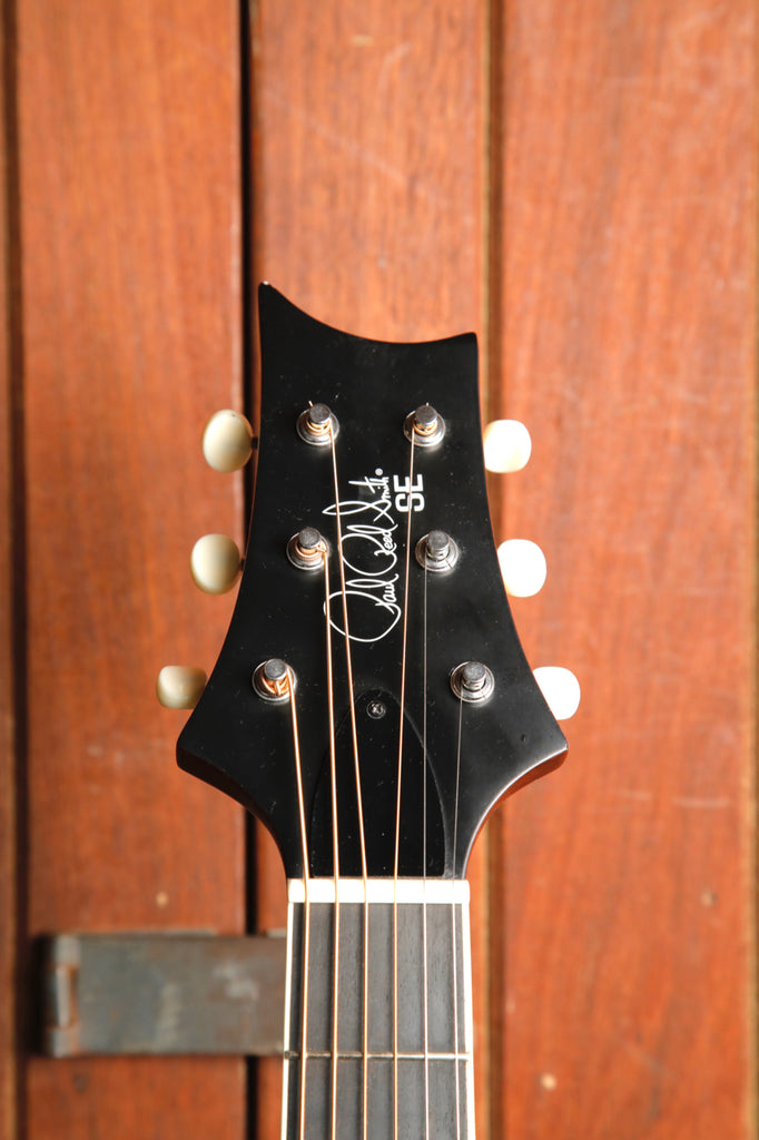 PRS SE P20E Parlor Satin Black Acoustic-Electric Guitar Pre-Owned