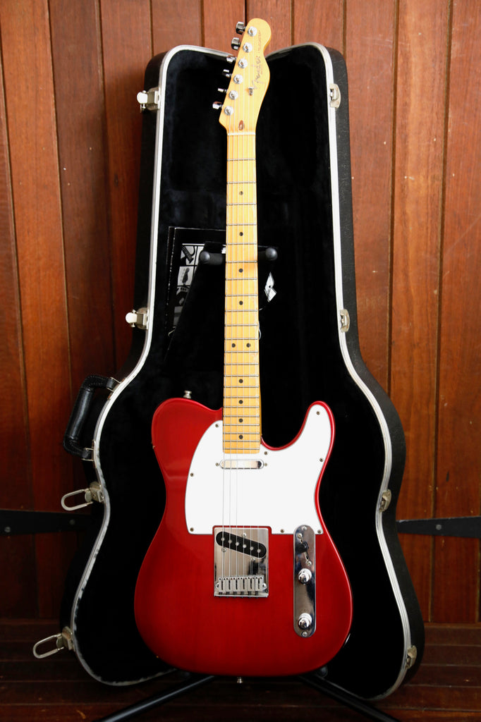 Fender American Standard Telecaster Crimson Burst Electric Guitar 1996 Pre-Owned