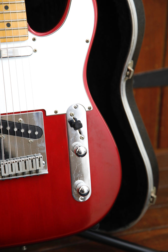 Fender American Standard Telecaster Crimson Burst Electric Guitar 1996 Pre-Owned