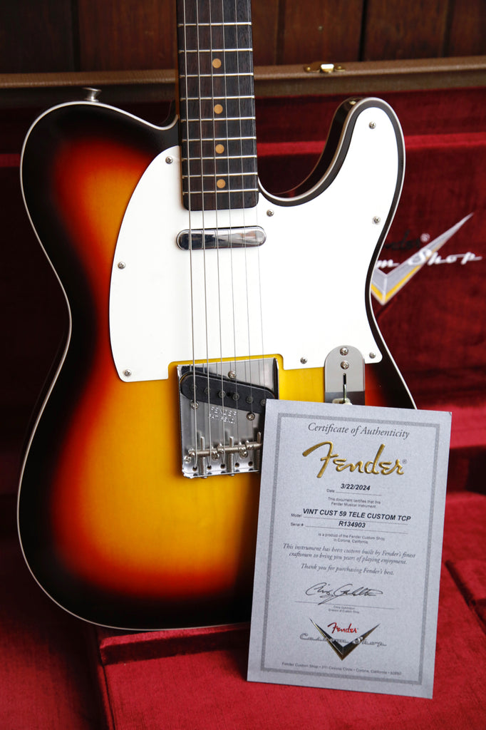 Fender Custom Shop 1959 Vintage Custom Telecaster Chocolate Sunburst