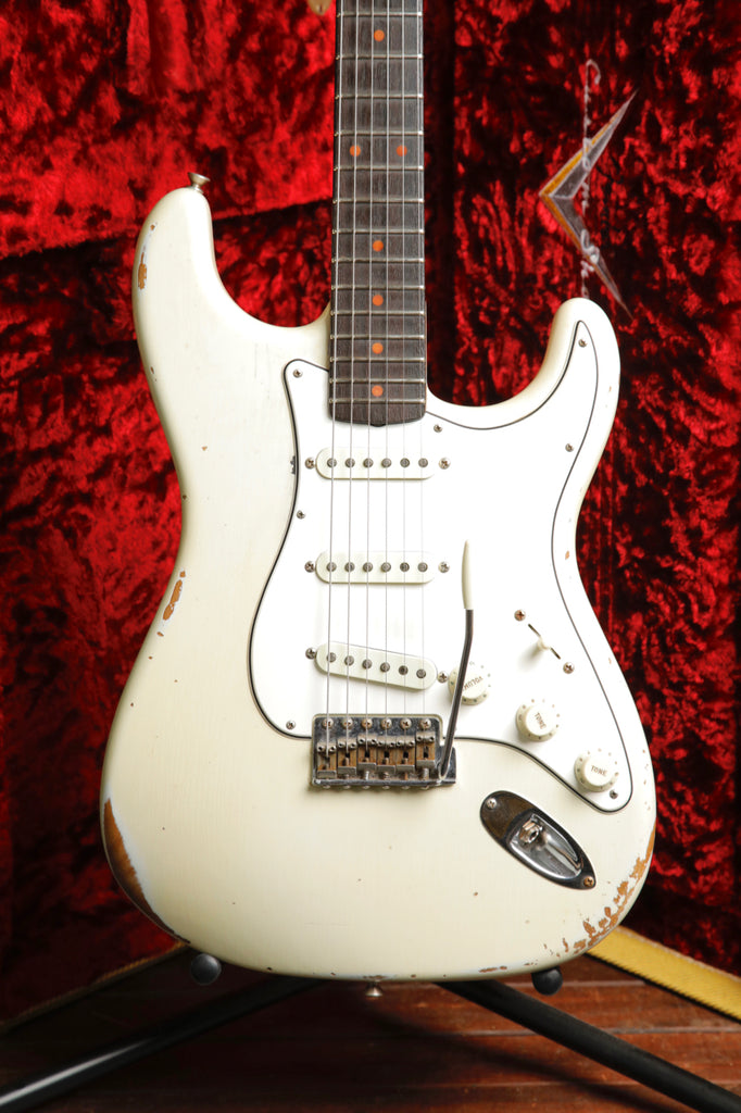 Fender Custom Shop LTD Roasted Tomatillo Stratocaster Aged Olympic White Relic Pre-Owned