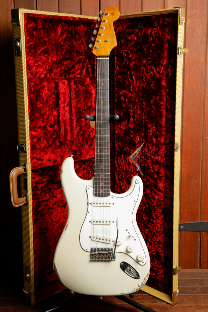 Fender Custom Shop LTD Roasted Tomatillo Stratocaster Aged Olympic White Relic Pre-Owned