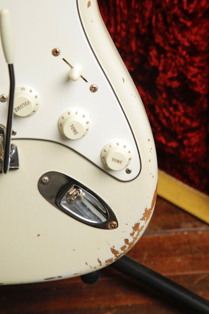 Fender Custom Shop LTD Roasted Tomatillo Stratocaster Aged Olympic White Relic Pre-Owned