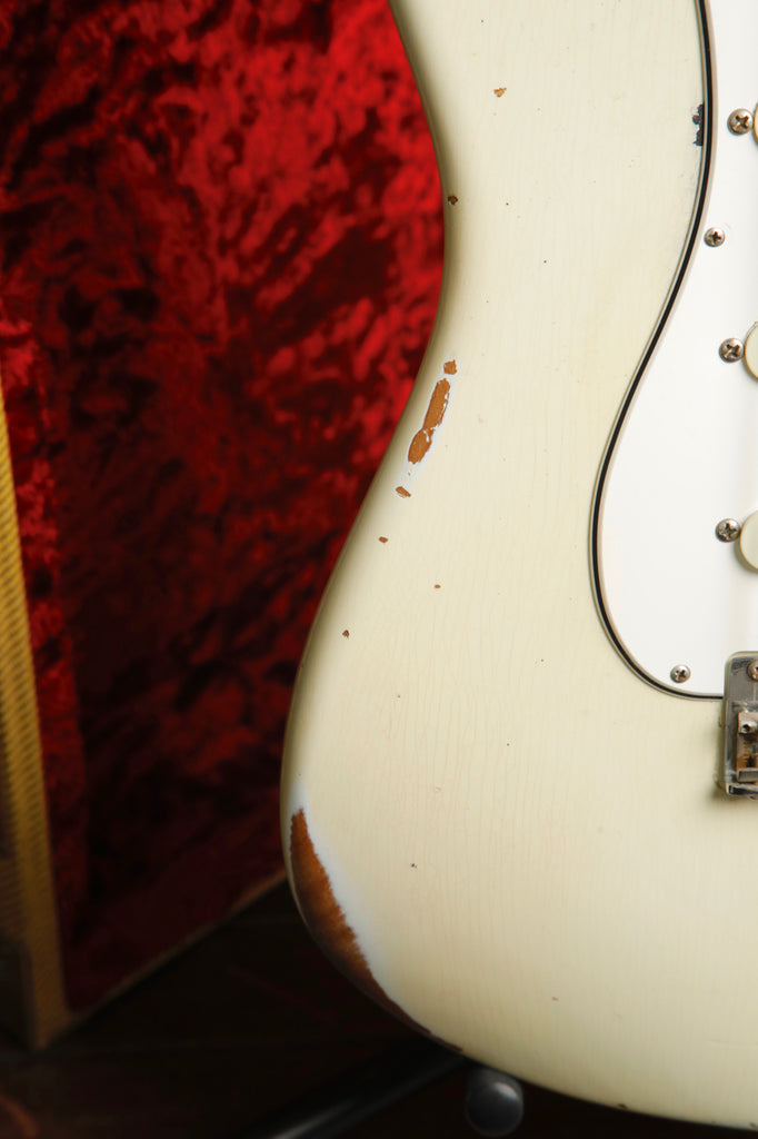 Fender Custom Shop LTD Roasted Tomatillo Stratocaster Aged Olympic White Relic Pre-Owned