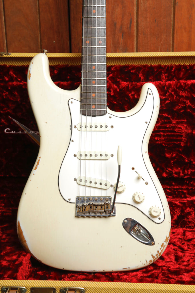 Fender Custom Shop LTD Roasted Tomatillo Stratocaster Aged Olympic White Relic Pre-Owned
