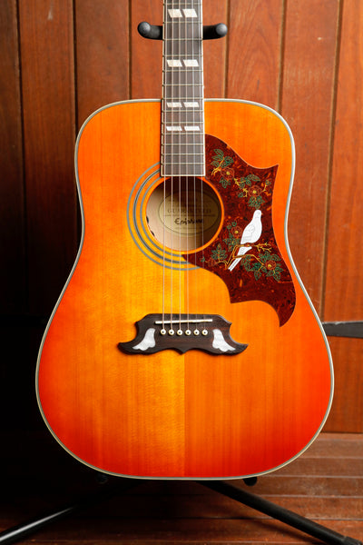 Epiphone Dove Pro Vintage Burst Acoustic-Electric Guitar Pre-Owned
