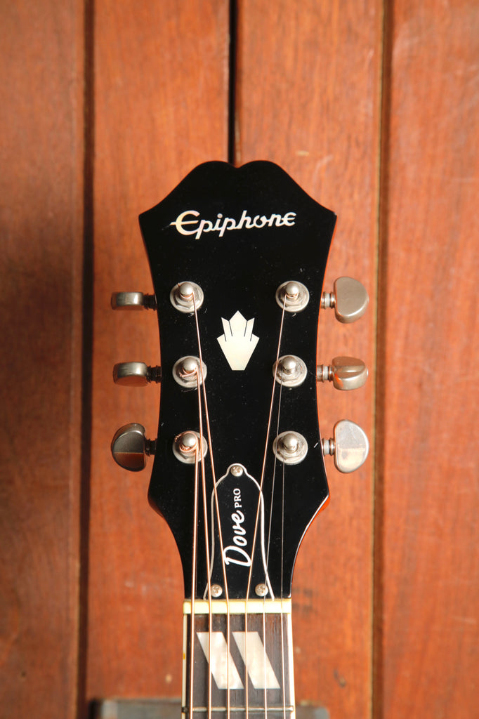 Epiphone Dove Pro Vintage Burst Acoustic-Electric Guitar Pre-Owned