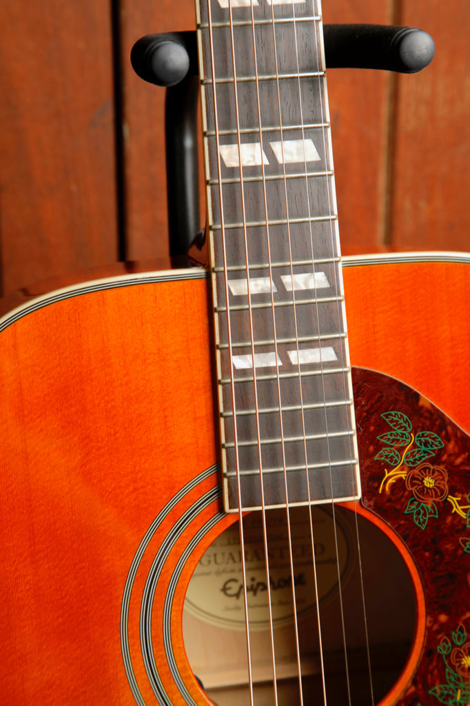 Epiphone Dove Pro Vintage Burst Acoustic-Electric Guitar Pre-Owned