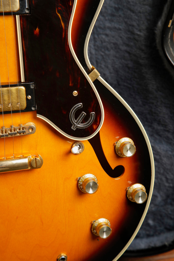 Epiphone Elitist Sheraton Vintage Sunburst Electric Guitar Made In Japan 2006 Pre-Owned