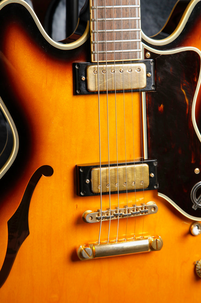 Epiphone Elitist Sheraton Vintage Sunburst Electric Guitar Made In Japan 2006 Pre-Owned