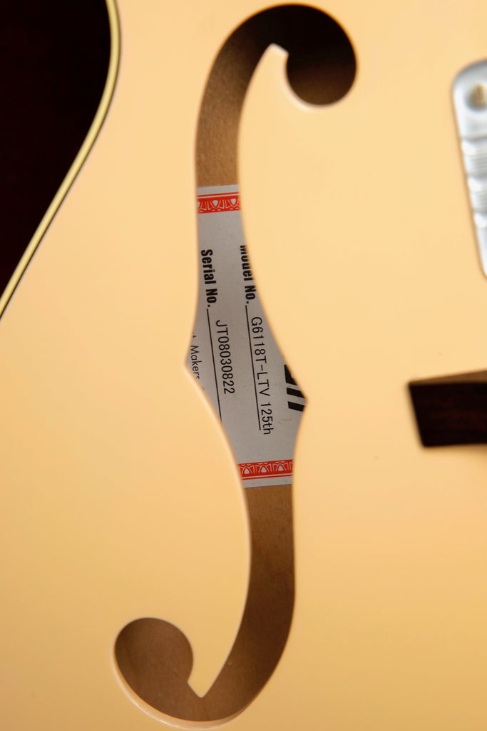 Gretsch G6118T-LTV 125th Anniversary Jaguar Tan Hollowbody Electric Guitar 2008 Pre-Owned
