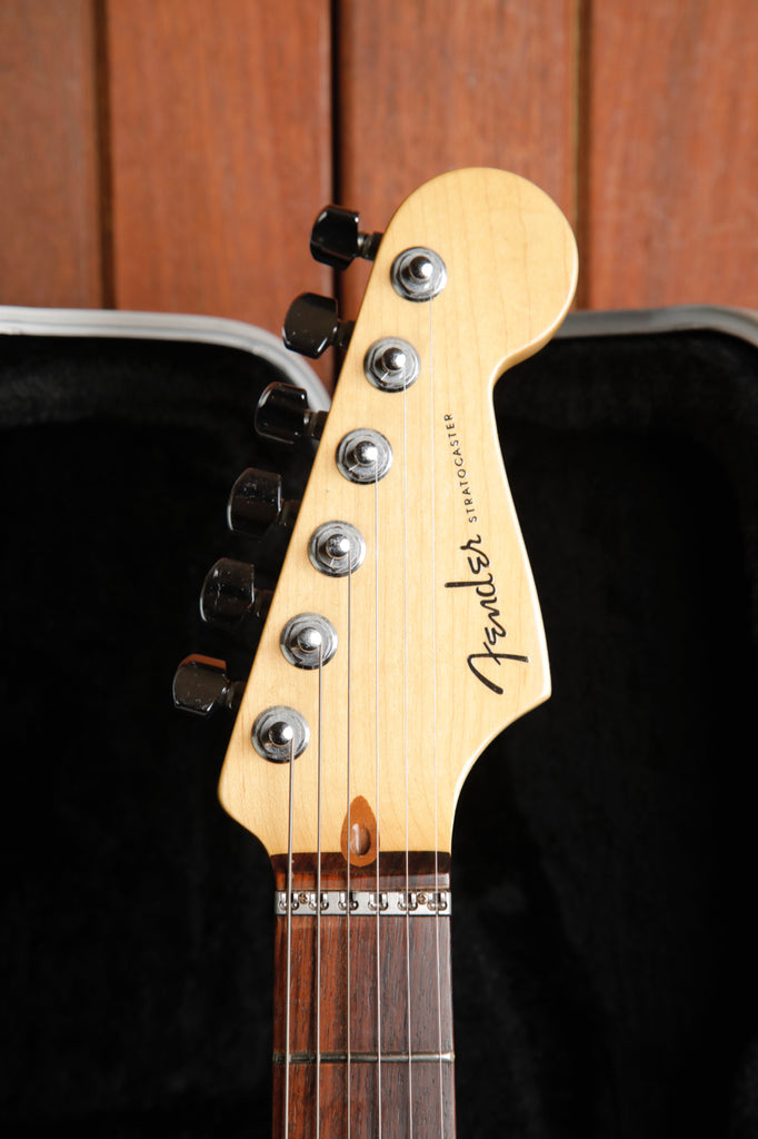 Fender American Deluxe Stratocaster HSS Olympic Pearl Electric Guitar 2006 Pre-Owned