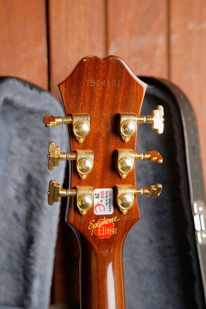 Epiphone Elitist Sheraton Vintage Sunburst Electric Guitar Made In Japan 2006 Pre-Owned