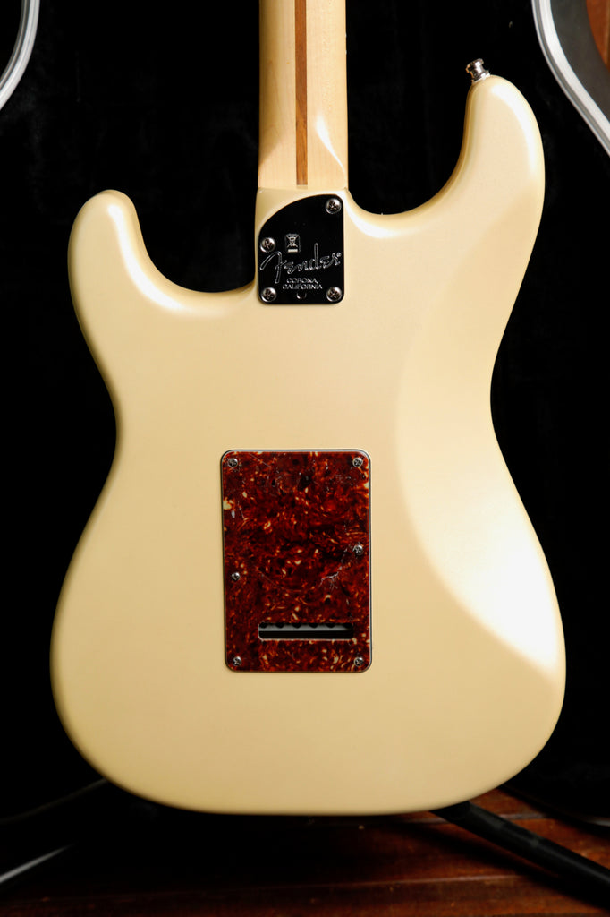Fender American Deluxe Stratocaster HSS Olympic Pearl Electric Guitar 2006 Pre-Owned