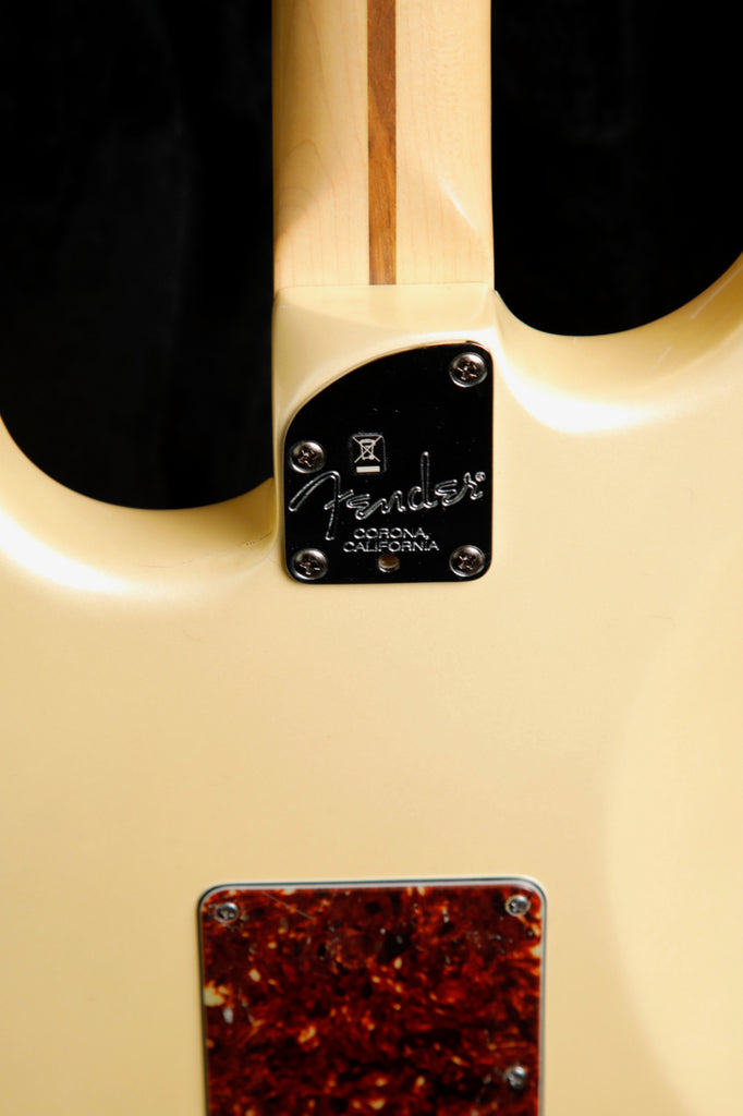 Fender American Deluxe Stratocaster HSS Olympic Pearl Electric Guitar 2006 Pre-Owned