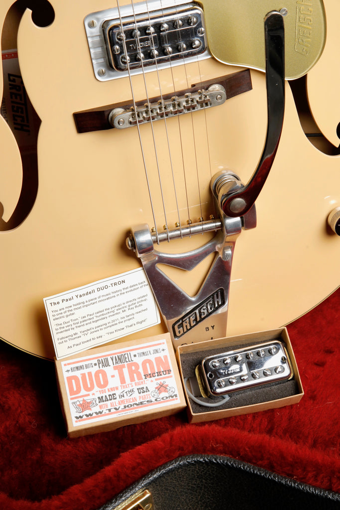 Gretsch G6118T-LTV 125th Anniversary Jaguar Tan Hollowbody Electric Guitar 2008 Pre-Owned