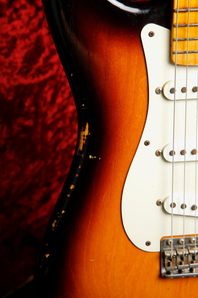 Fender Custom Shop LTD 1955 Stratocaster Sunburst Relic Electric Guitar 2015 Pre-Owned