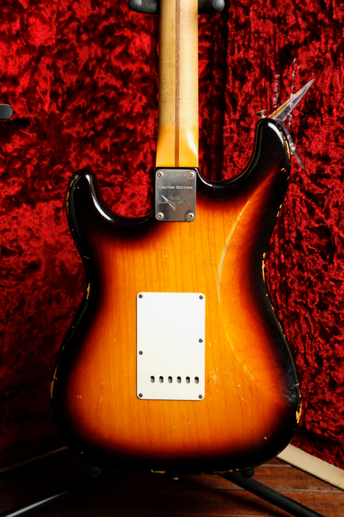 Fender Custom Shop LTD 1955 Stratocaster Sunburst Relic Electric Guitar 2015 Pre-Owned