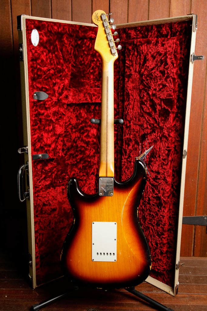 Fender Custom Shop LTD 1955 Stratocaster Sunburst Relic Electric Guitar 2015 Pre-Owned